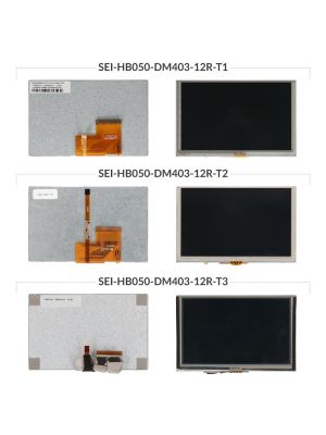 Confronto versioni display HB050-DM403-12R