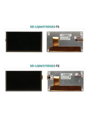 Modulo LCD TFT 6,5" Sharp LQ065Y5DG03, con touchscreen