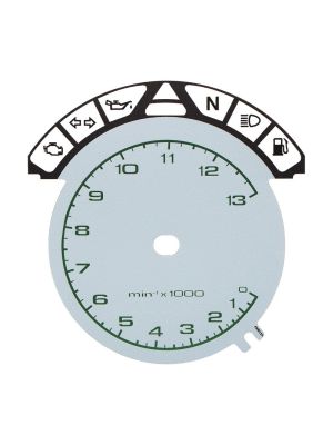 Fondino tachimetro Ducati 999 e 749 - retroilluminazione spenta