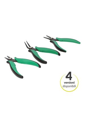 Pinza con punte piatte per elettronica