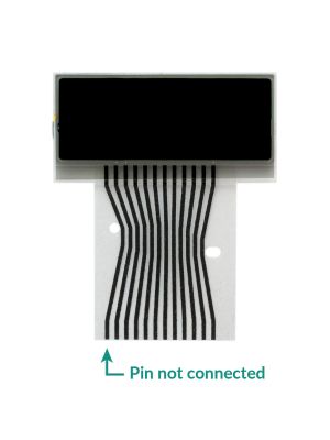Right side LCD display (clock) for repairing Mercedes C-Class, E-Class, CLK and SLK instrument clusters