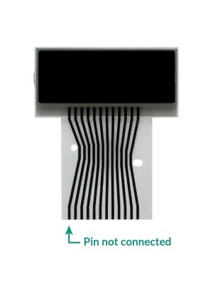 LCD display (right side) to repair Mercedes C-Class W202, E-Class W210, CLK W208, SLK R170 dashboards