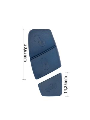 Gommini blu per chiavi Fiat e Lancia (30,65 + 14,25mm)