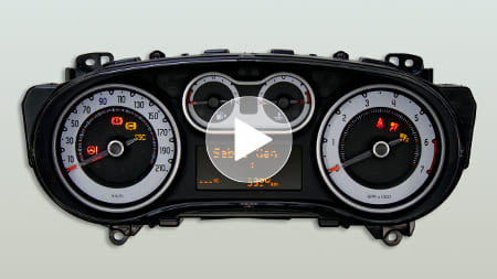 How to repair Fiat 500L (2012-2017 models) instrument panels with SEI-DISP121 replacement display