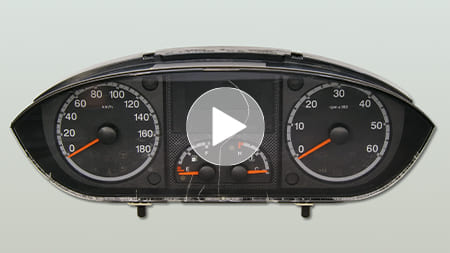 How to replace the cracked instrument cluster lens of Fiat Ducato, Peugeot Boxer, Citroën Jumper-Relay using SEI-C037-01A