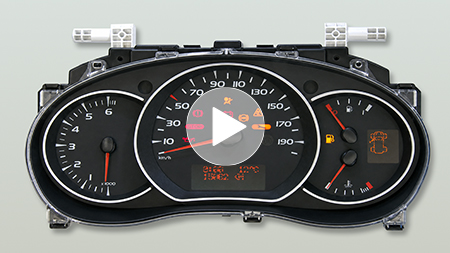 Come riparare i quadri strumenti di Renault Kangoo II, Master III, Opel Movano B, Vauxhall Movano Mk2, Mercedes Citan W415 e Nissan NV400 con display LCD spento o con pixel mancanti, utilizzando i ricambi Minitools SEI-DISP346 e SEI-DISP346DX
